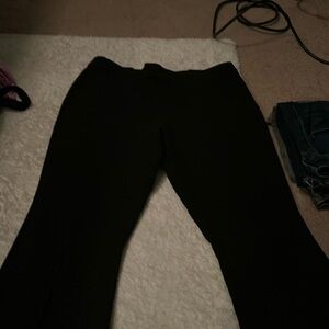 Flare black pants